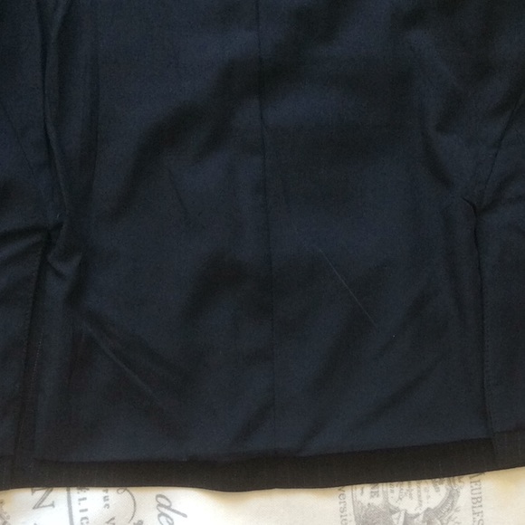 Banana Republic Petite Short Pinstripe Blazer Size 4 - Picture 7 of 8